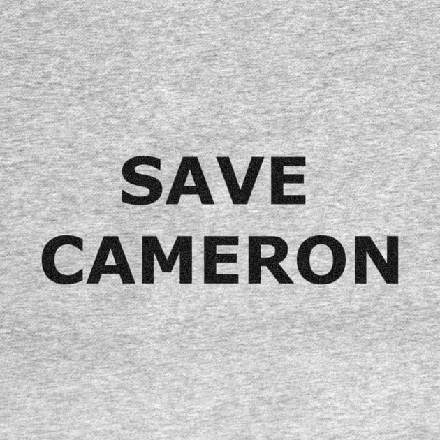 Save Cameron - Black Text by HPMinute